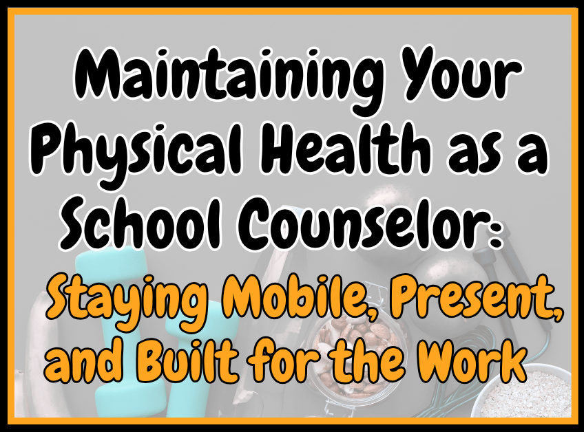 A school counseling blog about the importance of self-care. Being a role model to the kids.