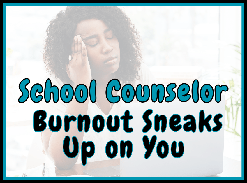 Burnout prevention blog for school counselors. Using a system approach.